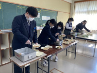 給食準備